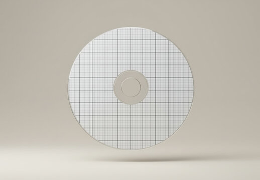 Floating Cd DVD Mockup