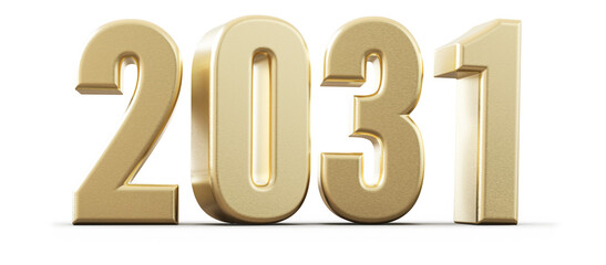 Golden Number 2031 New Year
