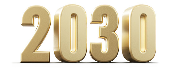 Golden Number 2030 New Year