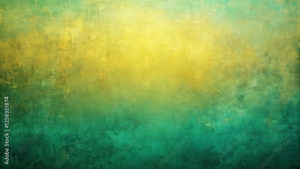 Poster abstract green and gold gradient texture background for design projects