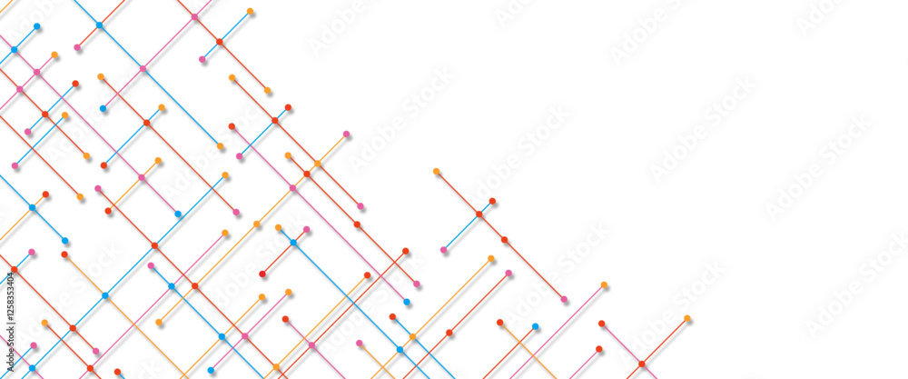 Poster abstract geometric background of minimalistic design