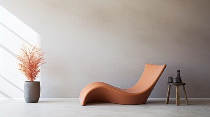 Modern Lounge Chair in Stylish Room