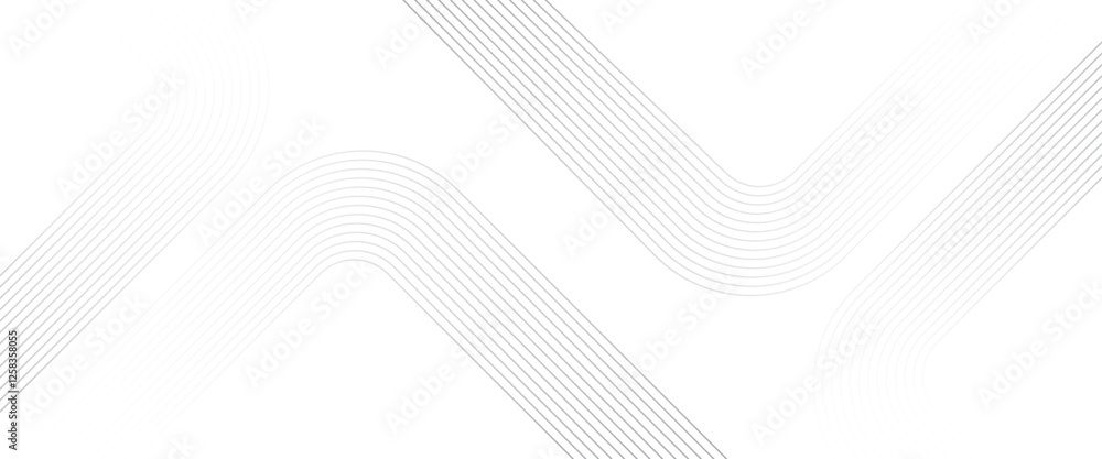 Aufkleber geometric line art design and technology futuristic concept gradient and white curve line with abstr
