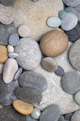 background of sea pebbles