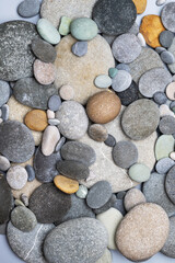 background of sea pebbles