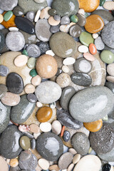 background of sea pebbles