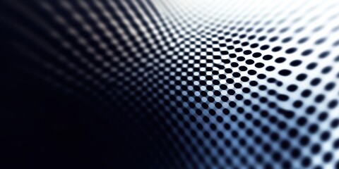 Captivating Dots Array, A Mesmerizing Black and White Grid Illusion
