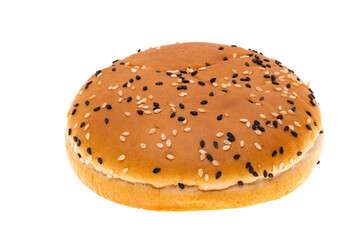 hamburger bun isolated