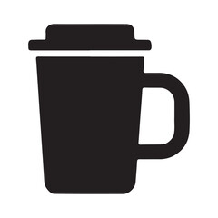 Obraz premium Disposable Coffee Cup Icon Graphic Design