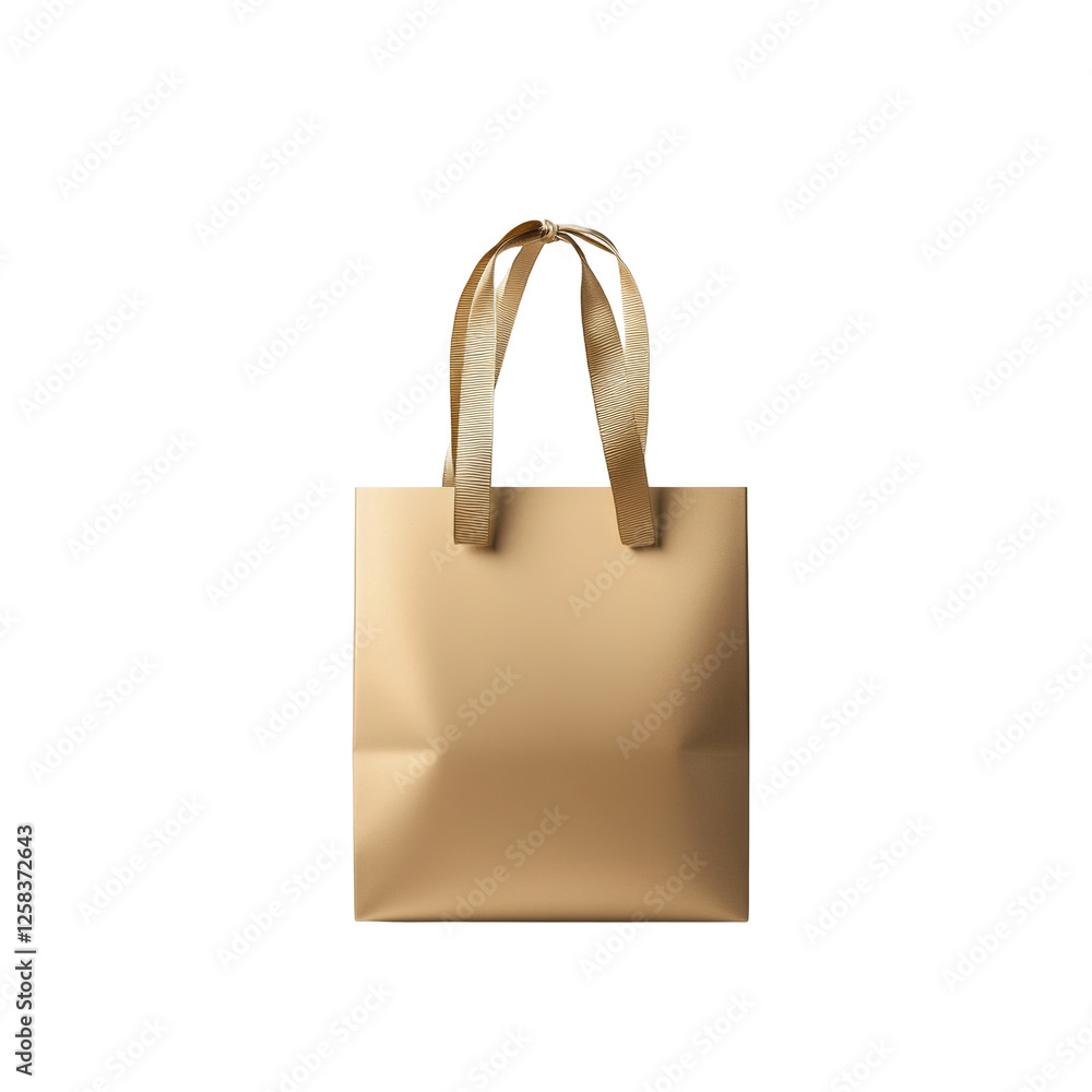 Poster elegant tan tote bag with sturdy handles for everyday use and practical style and function