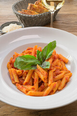 gluten free italian pasta arrabiata