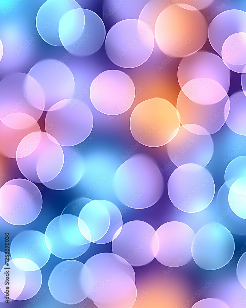 Poster abstract bokeh defocused lights creating a colorful background for wallpaper, or texture