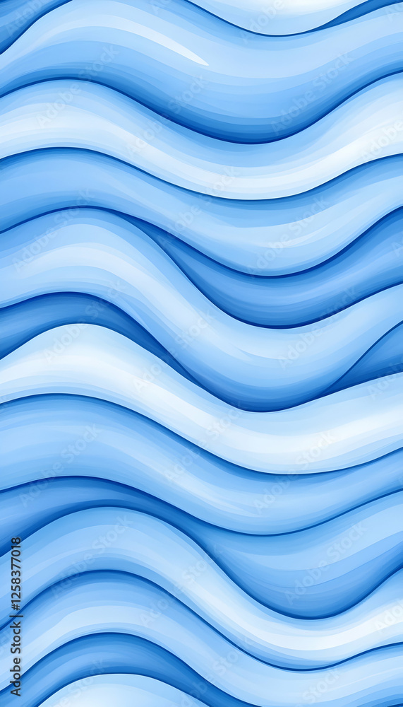 Poster abstract undulating wave patterns. smooth and calming. for presentations or wallpapers