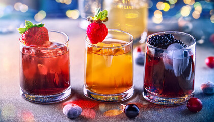 frit and berrie flavoured party drinks