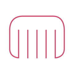 cosmetic red colored icon pack