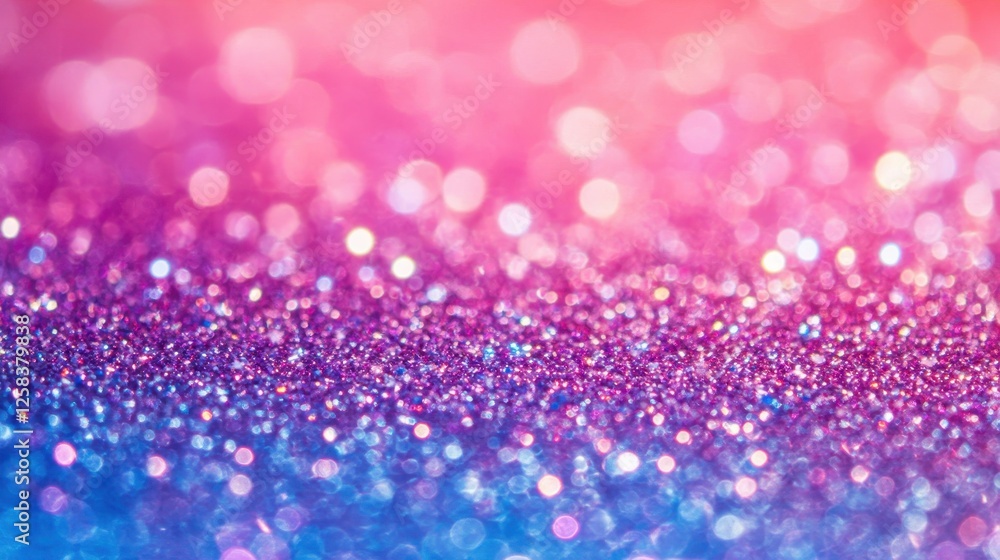Poster dazzling shimmer of fuchsia to azure gradient sparkling texture