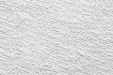 Highly detailed Egyptian cotton fabric texture, smooth and luxurious white fibers with fine weaving.
