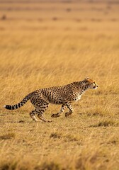 Cheetah in Full Sprint
