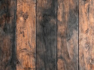Naklejka premium Rustic wooden planks for home decor interior design textured background warm environment close-up perspective