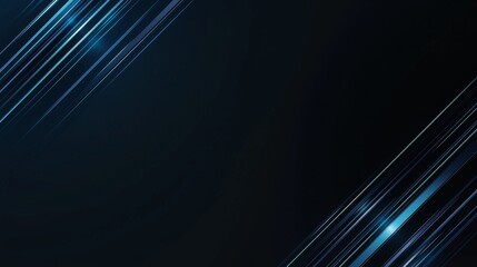 Blue background with sleek and elegant lines for design, banner template. White space in the center of the page for text. Minimalist abstract wallpaper with copy space.