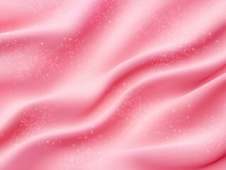 Fototapeta premium Elegant pink satin fabric close-up soft textiles smooth surface romantic environment aesthetic concept