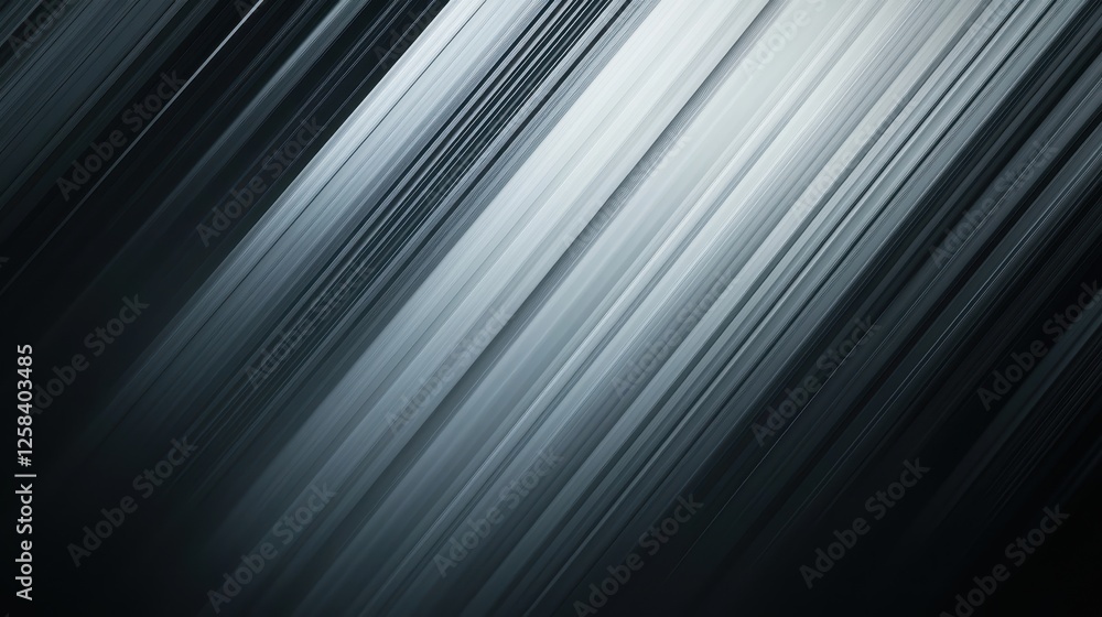 Poster dynamic diagonal linear gradient in shades of blue monochrome design