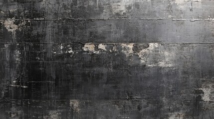 Obraz premium Charcoal gray brick wall with a rough industrial look, realistic texture, generative ai