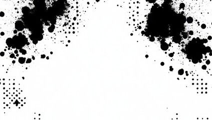 Fototapeta premium A black and white photo of a pattern of dots. Black and white halftone texture background vector illustration. Pop art. Cartoon. Modern. Retro.