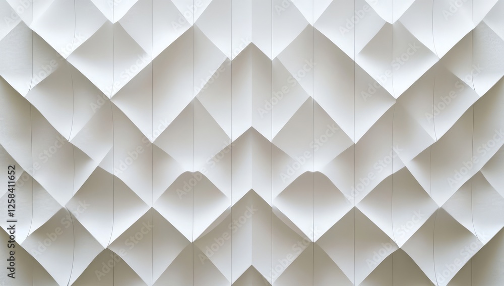 Poster abstract white geometric background with a light gray diamond pattern for design and presentation, w