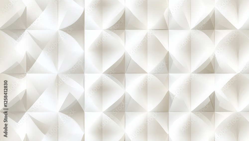 Poster abstract white geometric background with a light gray diamond pattern for design and presentation, w
