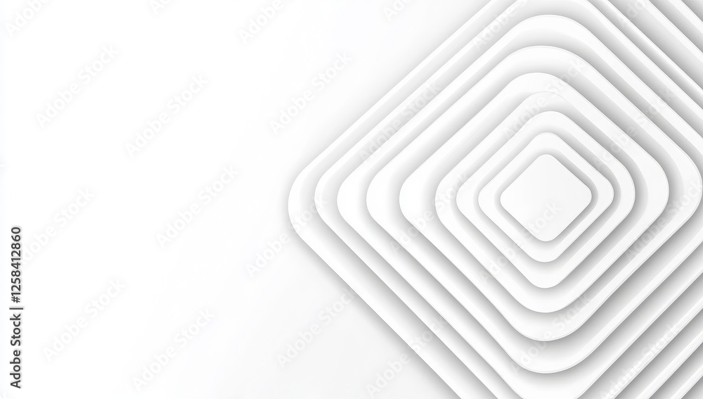 Poster abstract white geometric background with a light gray diamond pattern for design and presentation, w