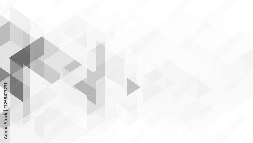 Poster abstract white geometric background with a light gray diamond pattern for design and presentation, w