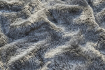Seamless rabbit fur texture, soft and fluffy with a natural density that provides an elegant and cozy feel.
