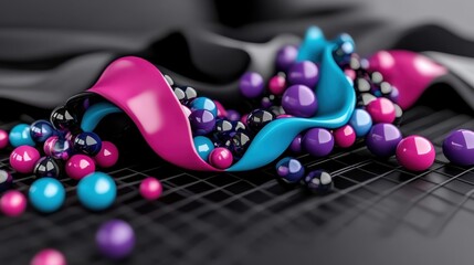 "A futuristic energy field effect with glowing blue and purple lines,