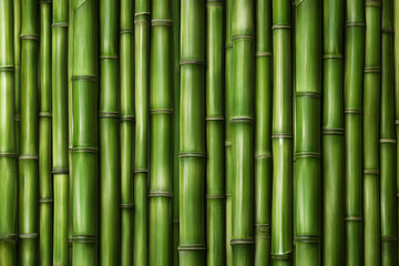 Obraz premium Seamless woven bamboo mat, with natural fibers that create a rustic, tropical texture suitable for eco-friendly designs.