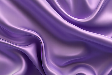 Lilac-colored fabric folds, creating soft shadows and highlights for a smooth, tactile abstract background.