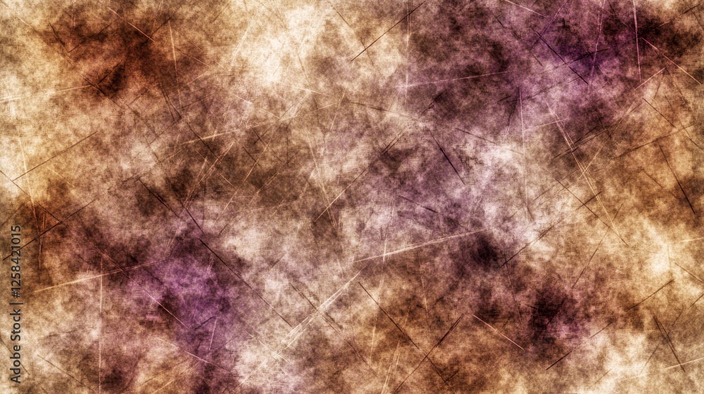 Poster abstract scratched surface texture with faded color patterns and light streaks artistic