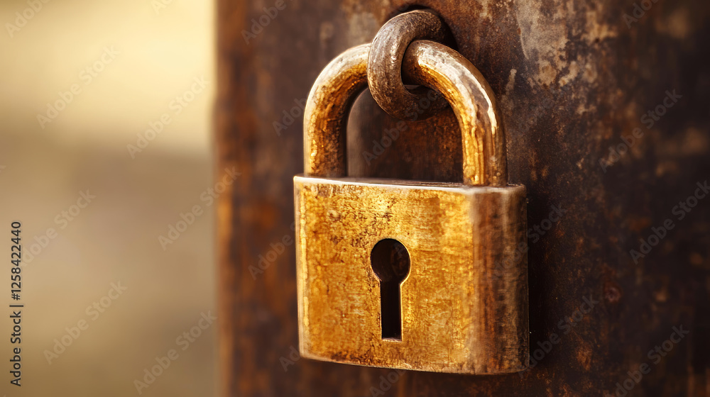 Poster data security concept banner with hero protect data and confidentiality and data privacy protection 