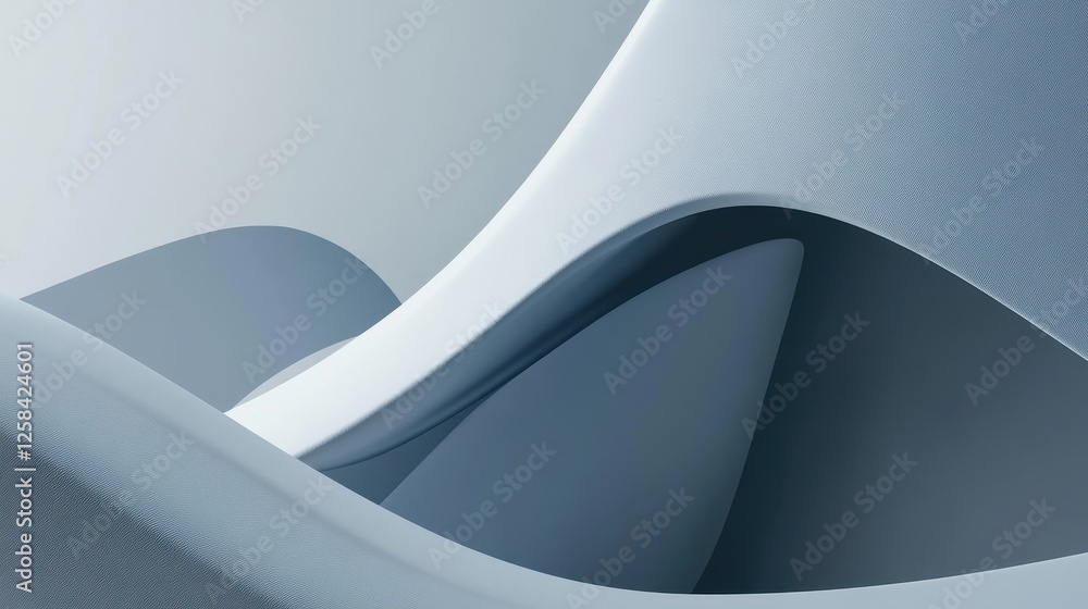 Poster elegant light blue abstract waves background with subtle texture
