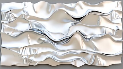 "A liquid chrome texture with reflective metallic silver and black,
