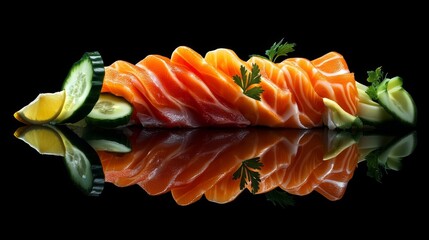 orange flower on black