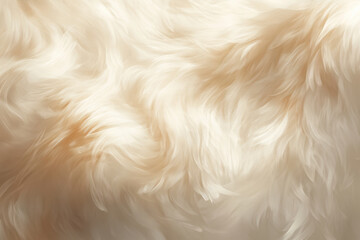 Ultra-detailed alpaca fur texture, soft and fluffy, with subtle cream and light brown tones.