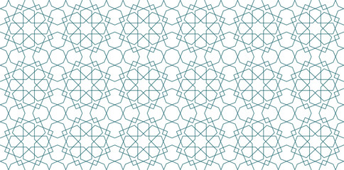 Seamless Islamic Geometric Pattern Traditional, Elegant, and Intricate Design for Backgrounds, Textiles, and Digital Art
