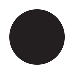 Circle icon in trendy flat style isolated on background.