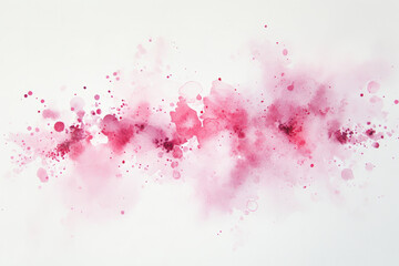 Soft pink watercolor splashes, forming delicate and airy abstract textures.