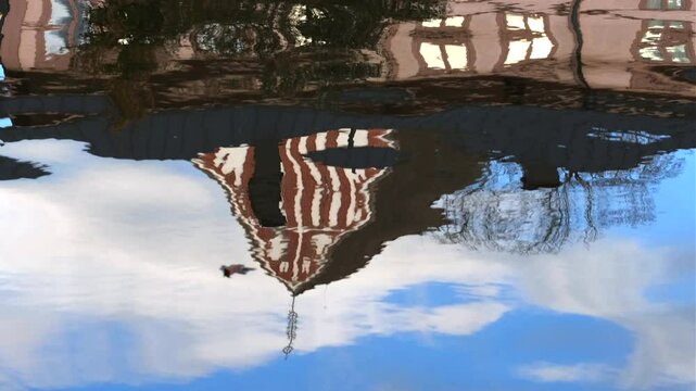 Reflection of the Porvoo Cathedral