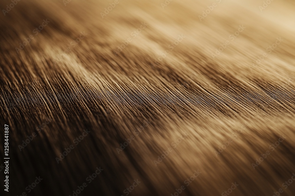 Poster abstract close-up of textured wood grain with warm lighting, showing lines and patterns.
