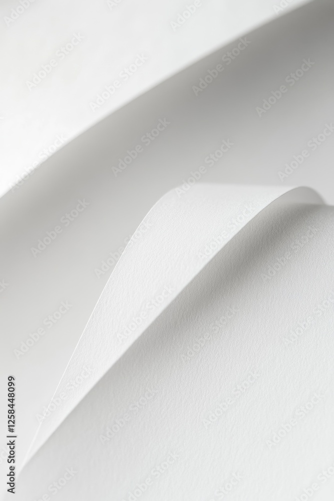 Poster A detailed view of a piece of paper lying on a table, suitable for use in various contexts including educational, professional, and creative projects