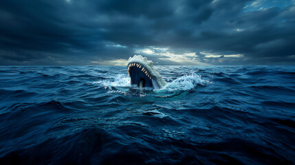 Obraz premium sea monster