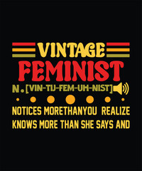 Fototapeta premium vintage feminist graphic design/ women's day/women's day gifts/ 8th march/Art & Illustration